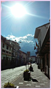 street in Cuenca 